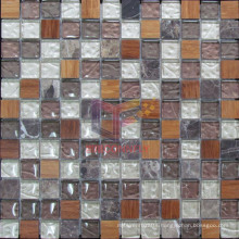 Glass Mix Bamboo Crystal Mosaic (CS155)